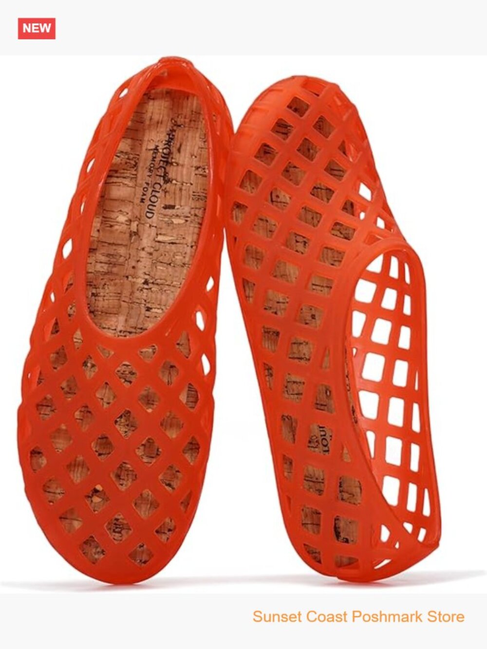 Water-Resistant Jelly Sandals Lightweight Non-Slip Flats